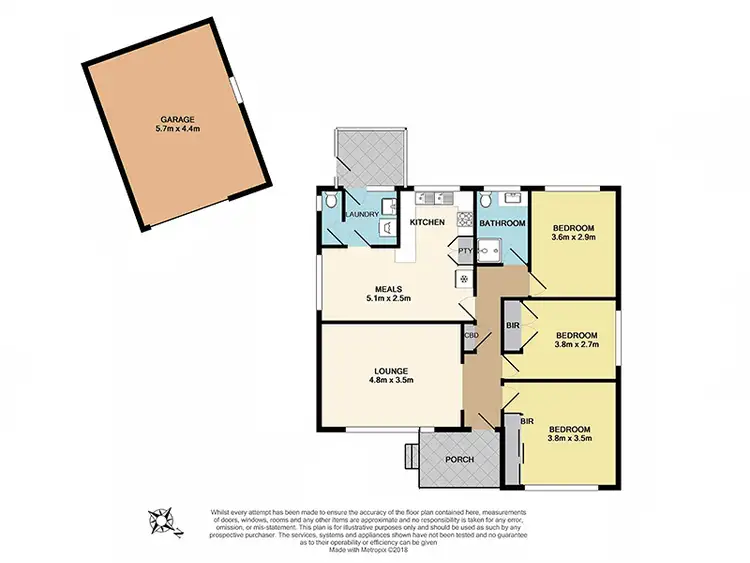 Floorplan of Homely house listing, 4 Vera Court, Dandenong VIC 3175