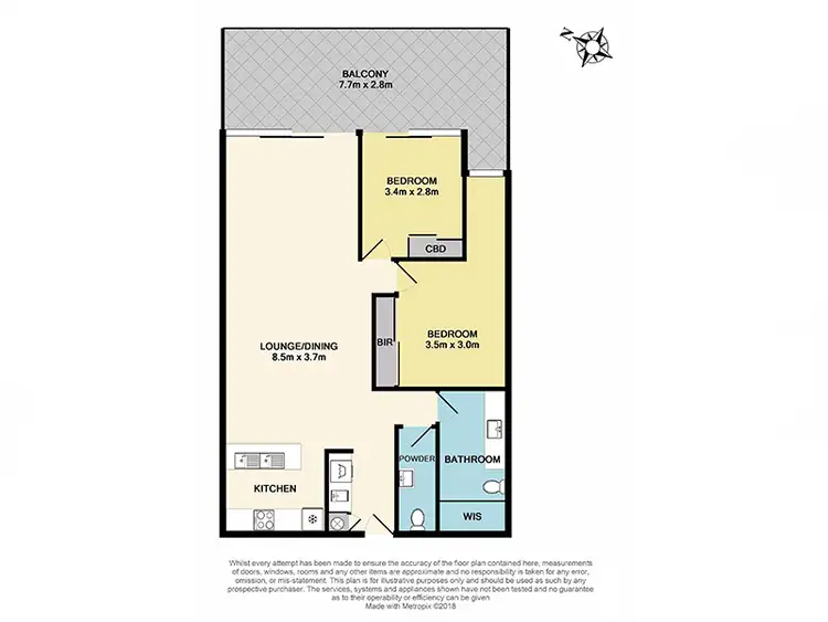 Floorplan of Homely apartment listing, 209/286 Blackburn Road, Glen Waverley VIC 3150