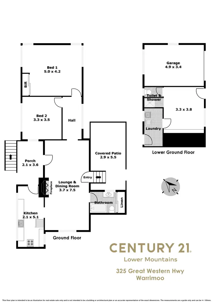 Floorplan of Homely house listing, 325 Great Western Highway, Warrimoo NSW 2774