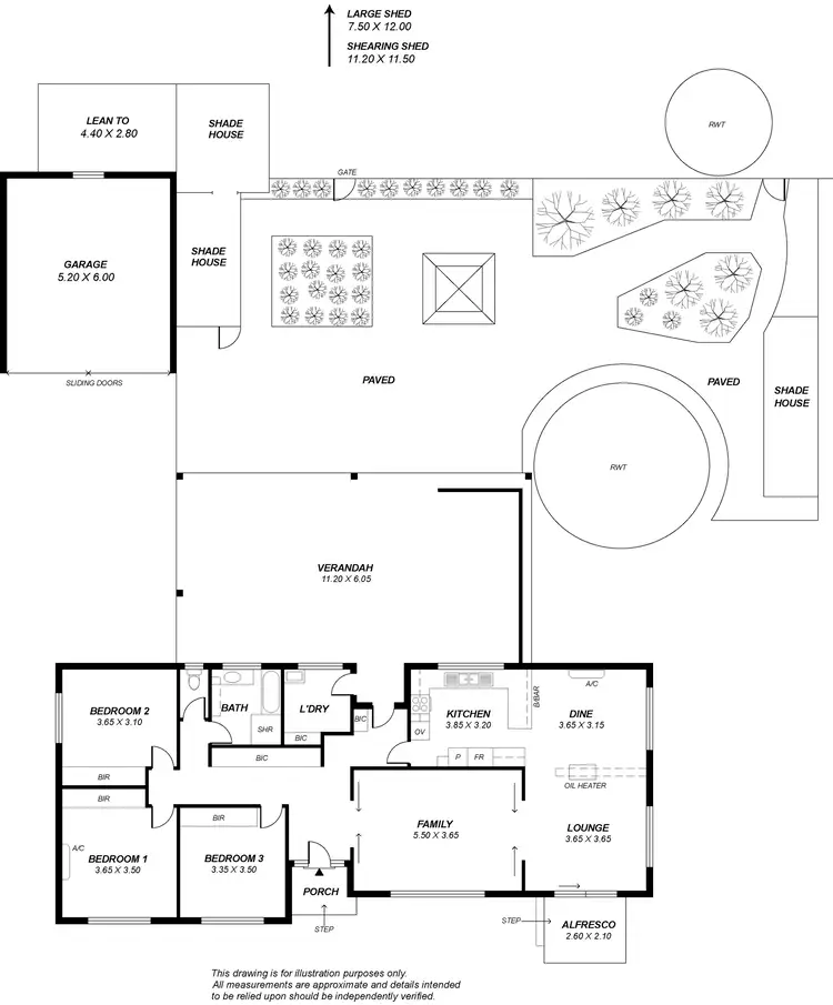 Floorplan of Homely house listing, 262 Long Gully Road, Angaston SA 5353