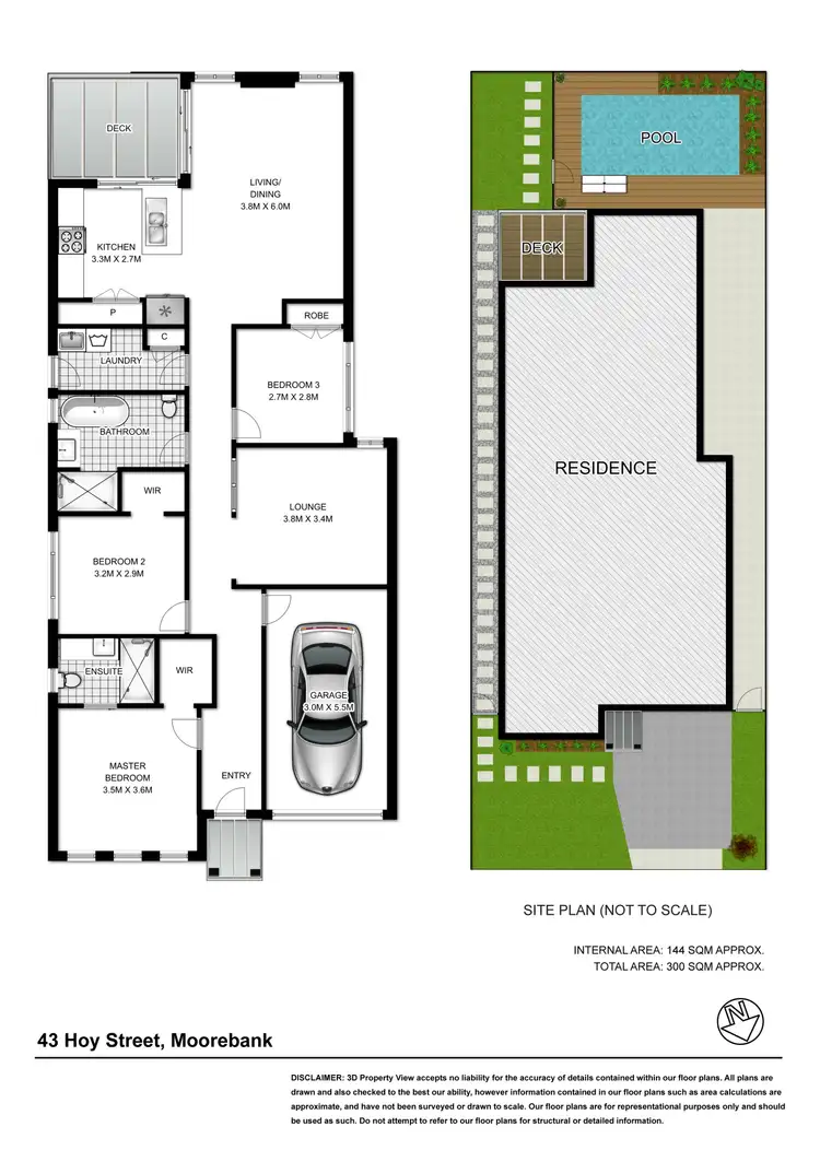 Floorplan of Homely house listing, 43 Hoy Street, Moorebank NSW 2170