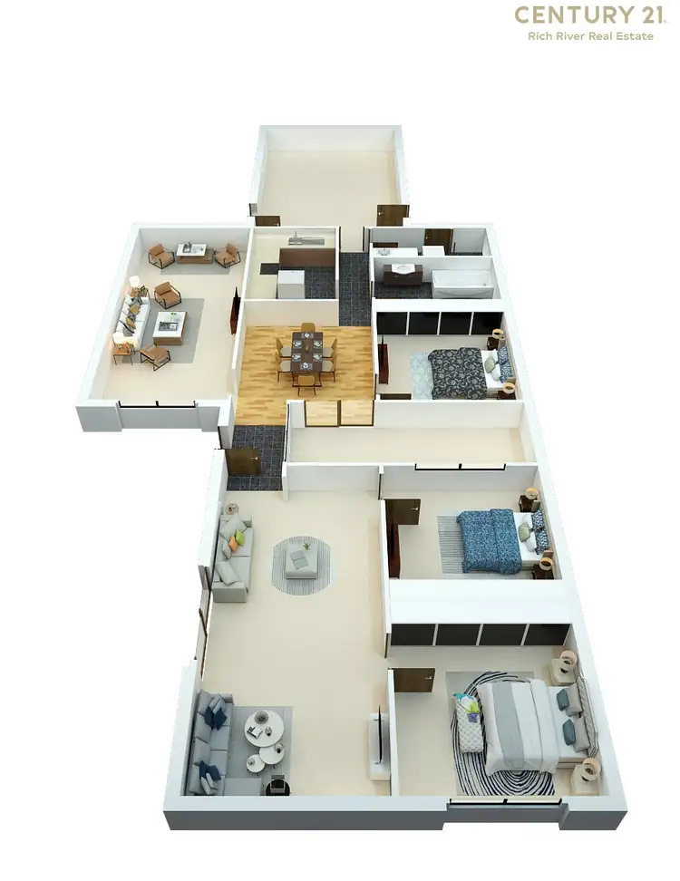 Floorplan of Homely house listing, 3 Carlyon Close, Moama NSW 2731
