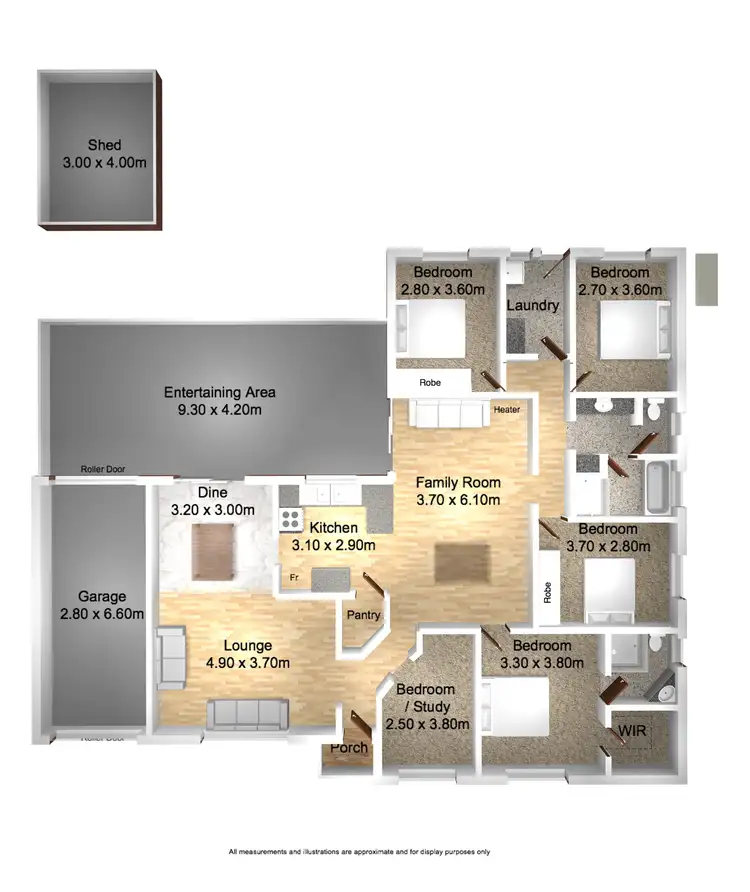 Floorplan of Homely house listing, 3 Dotterel Place, Seaford Rise SA 5169