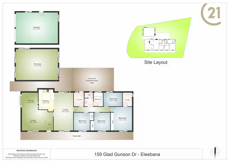 Floorplan of Homely house listing, 159 Glad Gunson Drive, Eleebana NSW 2282