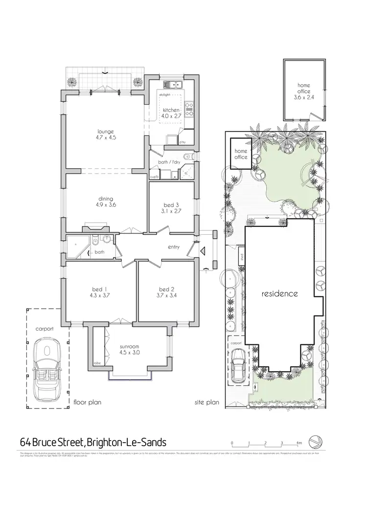 Floorplan of Homely house listing, 64 Bruce Street, Brighton-le-sands NSW 2216
