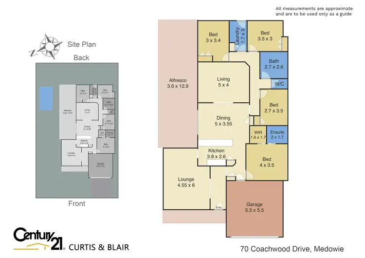 Floorplan of Homely house listing, 70 Coachwood Drive, Medowie NSW 2318