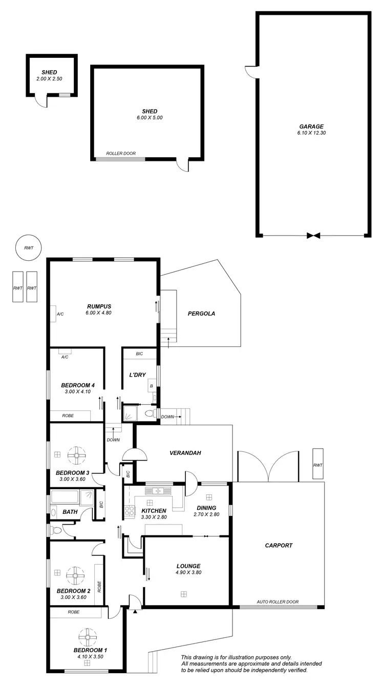 Floorplan of Homely house listing, 20 Arthur Street, Ridgehaven SA 5097