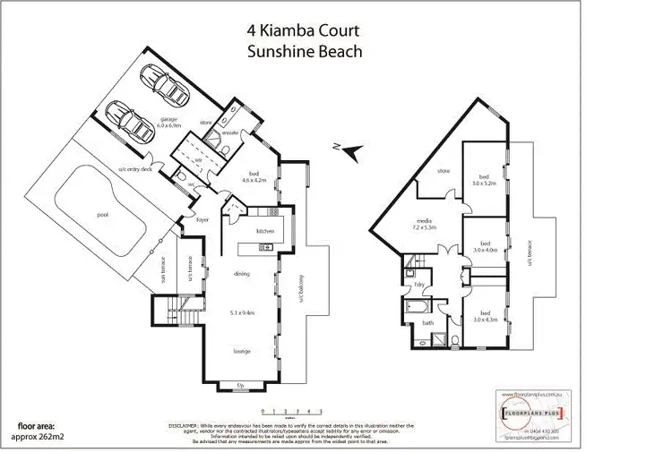 Floorplan of Homely house listing, 4 Kiamba Court, Sunshine Beach QLD 4567