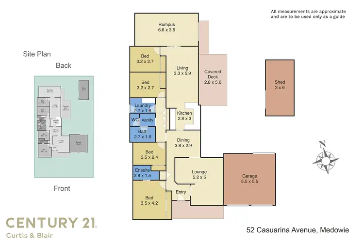 Floorplan of Homely house listing, 52 Casuarina Avenue, Medowie NSW 2318