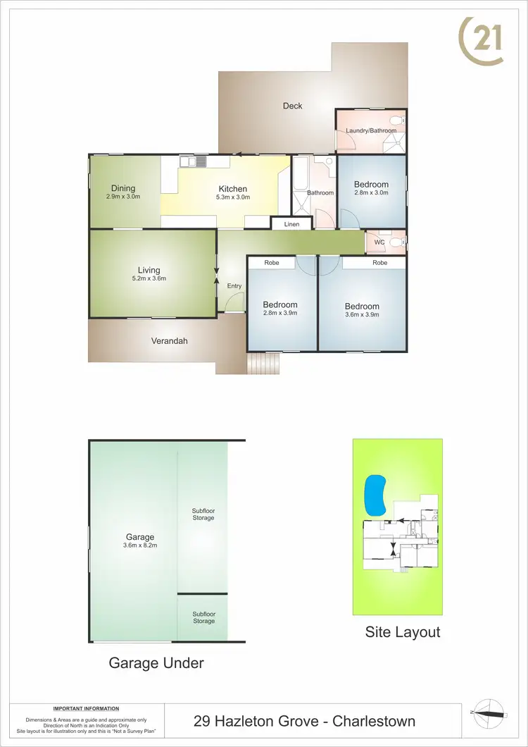 Floorplan of Homely house listing, 29 Hazleton Grove, Charlestown NSW 2290