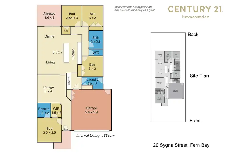 Floorplan of Homely house listing, 20 Sygna Street, Fern Bay NSW 2295