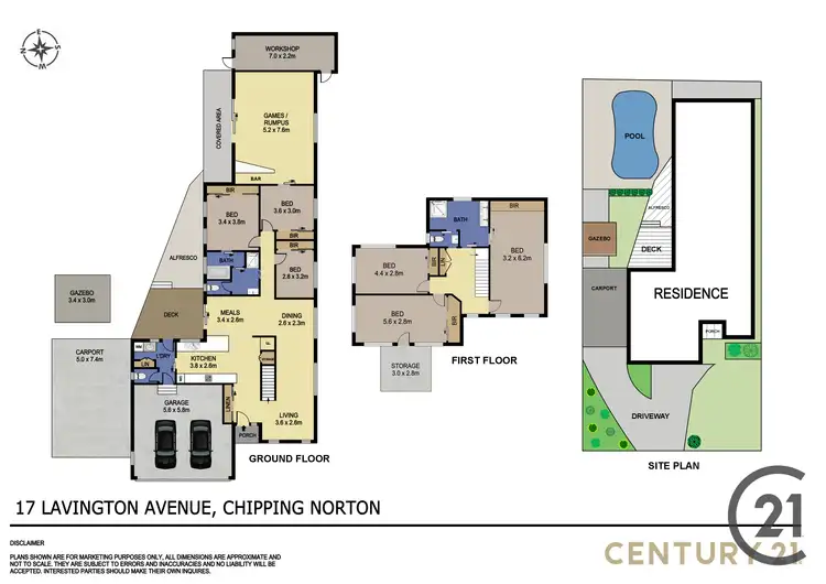 Floorplan of Homely house listing, 17 Lavington Avenue, Chipping Norton NSW 2170