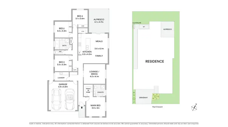 Floorplan of Homely house listing, 17 Pearl Crescent, Caloundra West QLD 4551