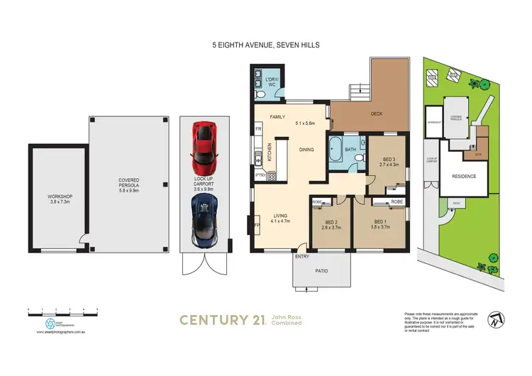 Floorplan of Homely house listing, 5 Eighth Avenue, Seven Hills NSW 2147