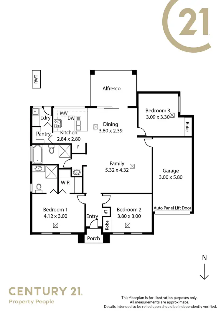 Floorplan of Homely house listing, 2C Newman Avenue, Tea Tree Gully SA 5091