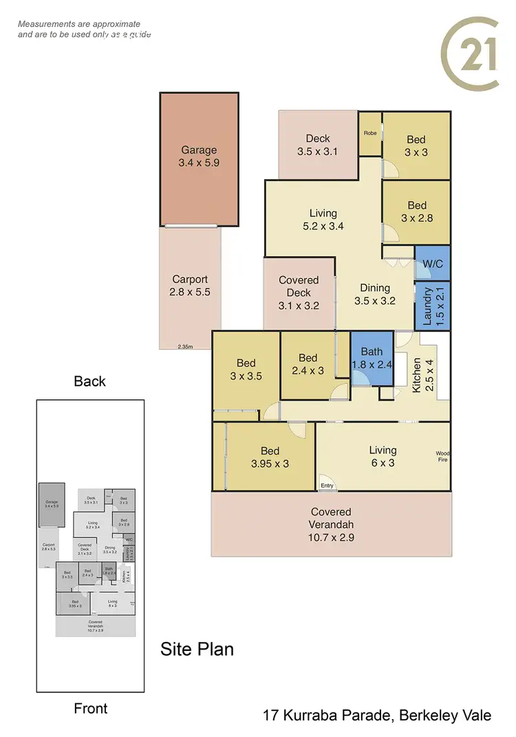 Floorplan of Homely house listing, 17 Kurraba Parade, Berkeley Vale NSW 2261