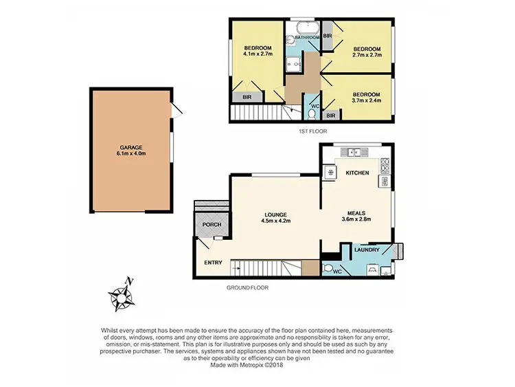 Floorplan of Homely townhouse listing, 4/45 Alice Street, Clayton VIC 3168