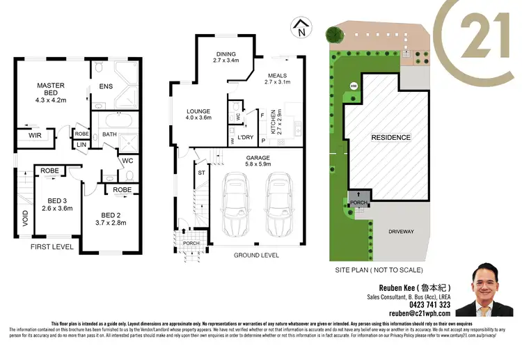 Floorplan of Homely semi-detached listing, 3 Tennyson Close, Cherrybrook NSW 2126