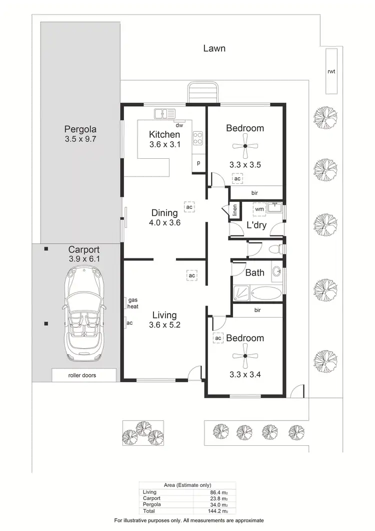 Floorplan of Homely unit listing, 2/31 Tokay Crescent, Morphett Vale SA 5162