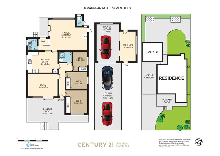Floorplan of Homely house listing, 36 Marnpar Road, Seven Hills NSW 2147