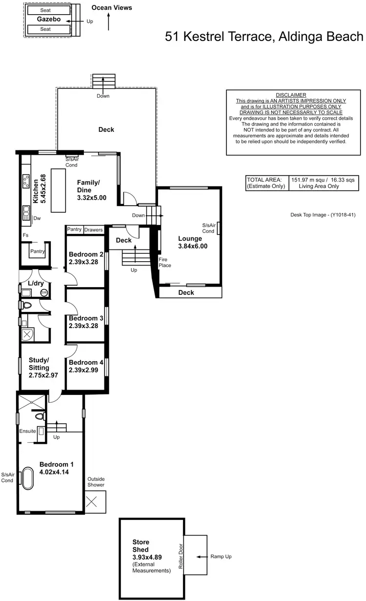 Floorplan of Homely house listing, 51 Kestrel Terrace, Aldinga Beach SA 5173