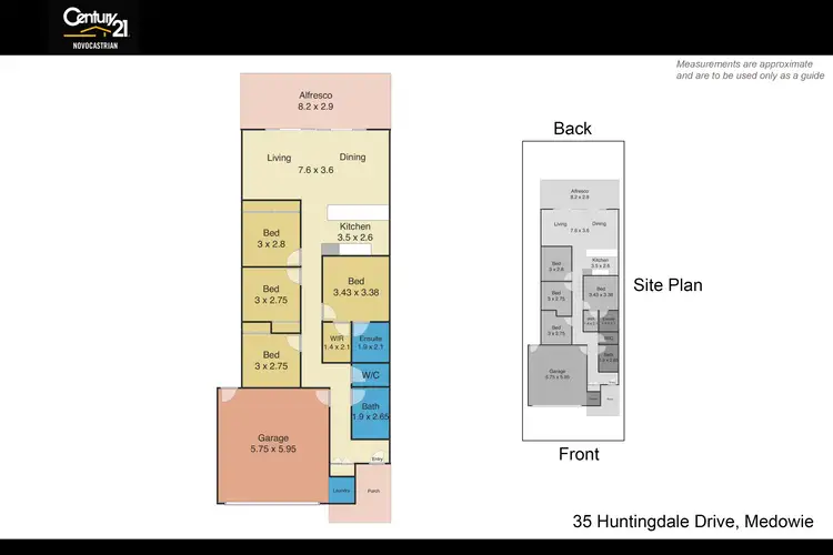 Floorplan of Homely house listing, 35 Huntingdale Place, Medowie NSW 2318