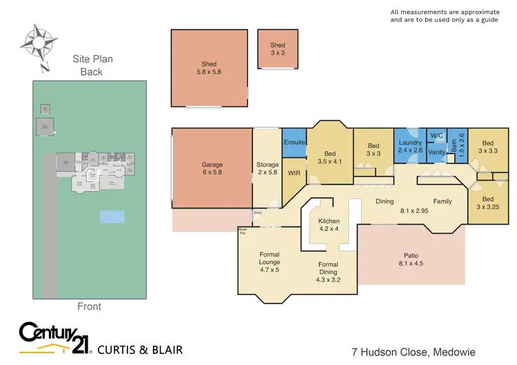 Floorplan of Homely house listing, 7 Hudson Close, Medowie NSW 2318