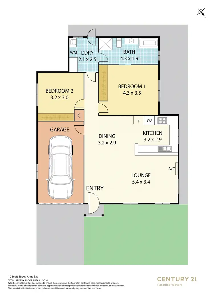 Floorplan of Homely house listing, 10 Scott Street, Anna Bay NSW 2316