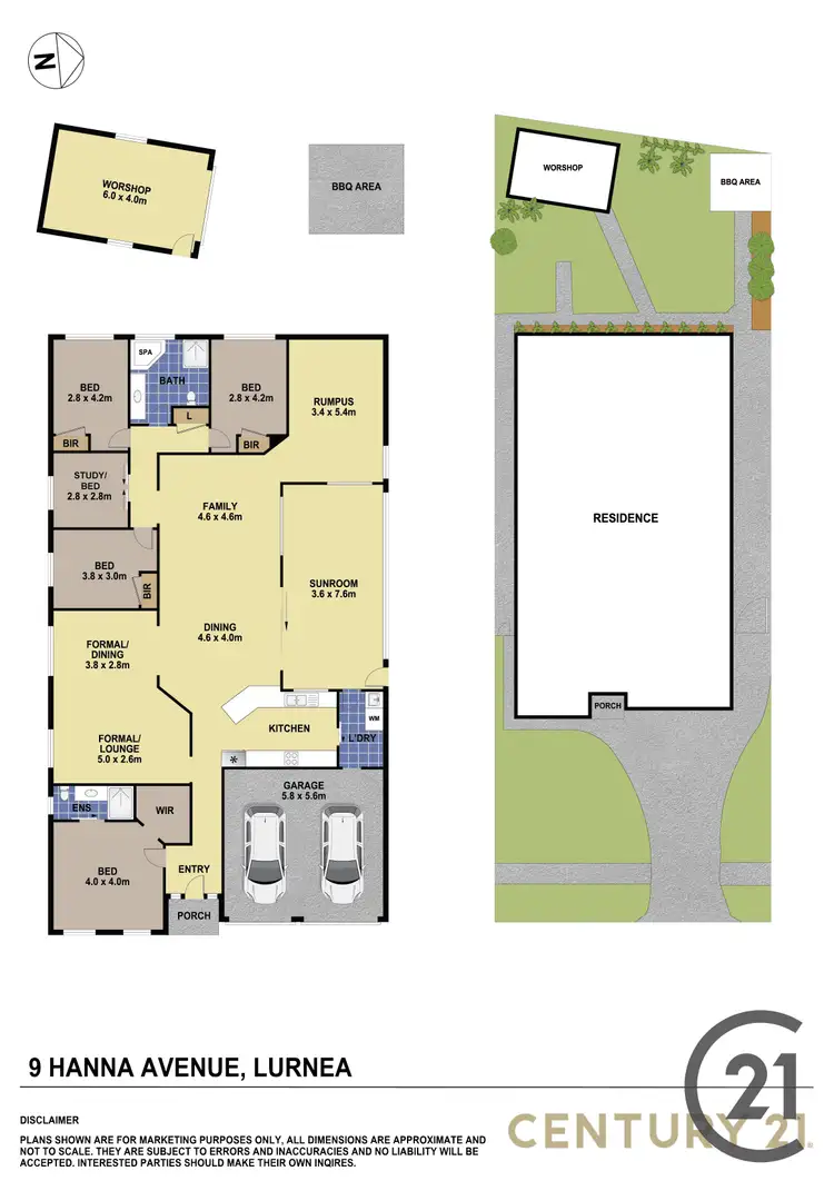 Floorplan of Homely house listing, 9 Hanna Avenue, Lurnea NSW 2170