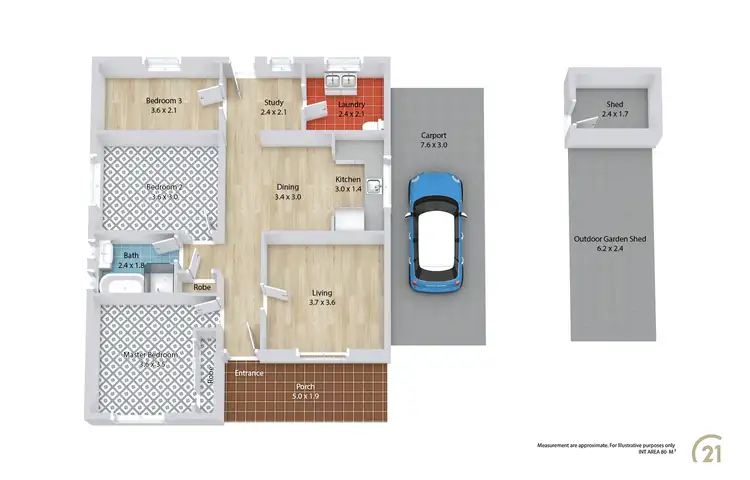 Floorplan of Homely house listing, 124 Polding Street, Smithfield NSW 2164