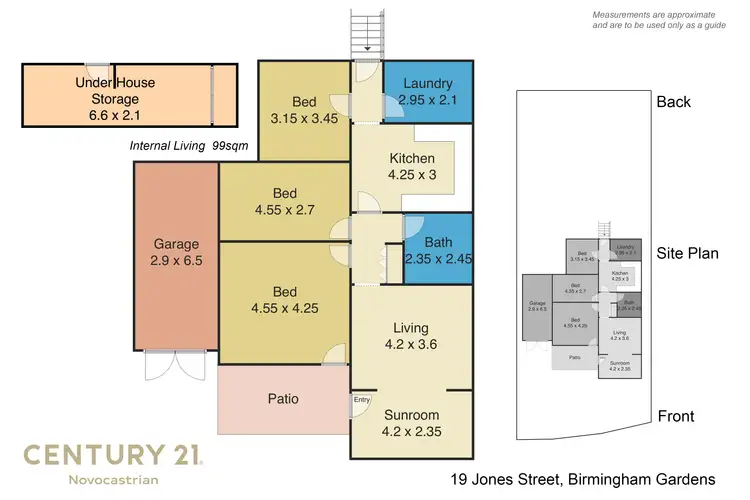 Floorplan of Homely house listing, 19 Jones Street, Birmingham Gardens NSW 2287