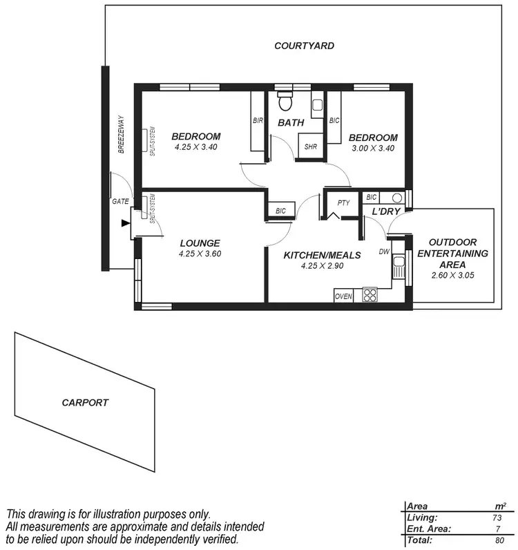Floorplan of Homely unit listing, 5/40 Richmond Road, Westbourne Park SA 5041