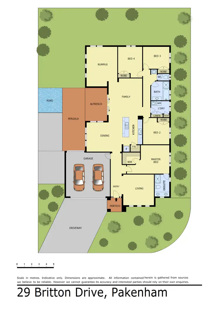 Floorplan of Homely house listing, 29 Britton Drive, Pakenham VIC 3810