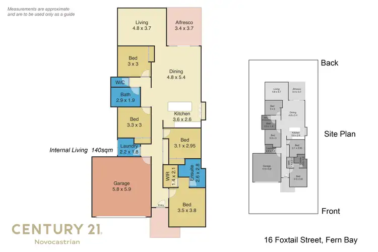 Floorplan of Homely house listing, 16 Foxtail Street, Fern Bay NSW 2295
