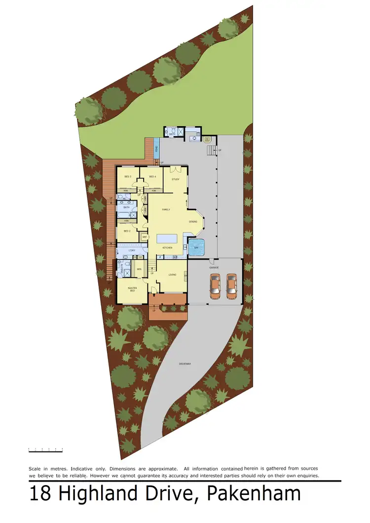 Floorplan of Homely house listing, 18 Highland Drive, Pakenham VIC 3810