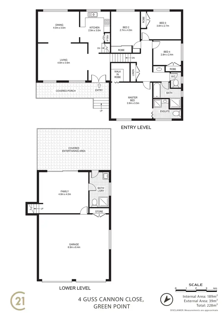 Floorplan of Homely house listing, 4 Guss Cannon Close, Green Point NSW 2251