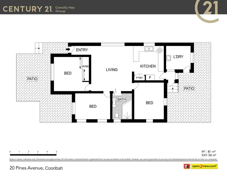 Floorplan of Homely house listing, 20 Pines Avenue, Cooroibah QLD 4565