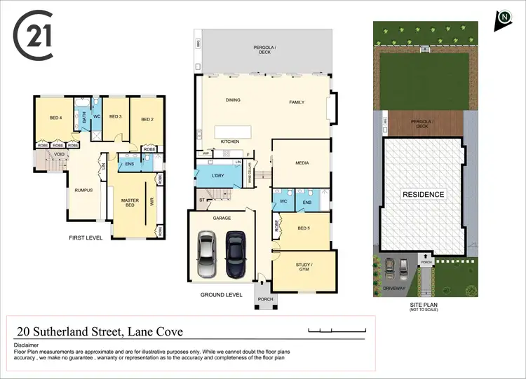 Floorplan of Homely house listing, 20 Sutherland Street, Lane Cove NSW 2066