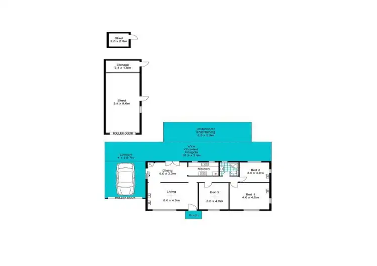 Floorplan of Homely house listing, 49 Limbert Avenue, Seacombe Gardens SA 5047