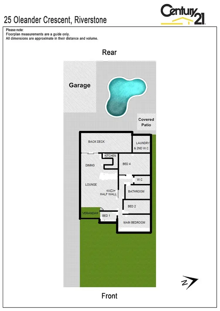 Floorplan of Homely house listing, 25 Oleander Crescent, Riverstone NSW 2765