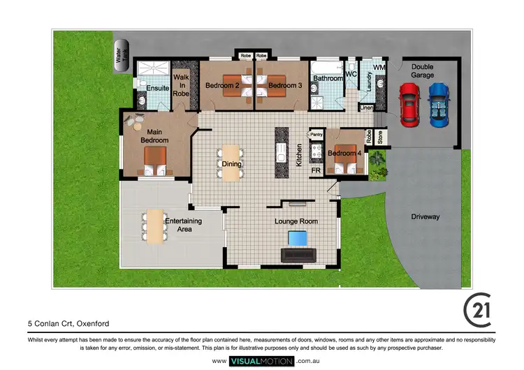 Floorplan of Homely house listing, 5 Conlan Court, Oxenford QLD 4210