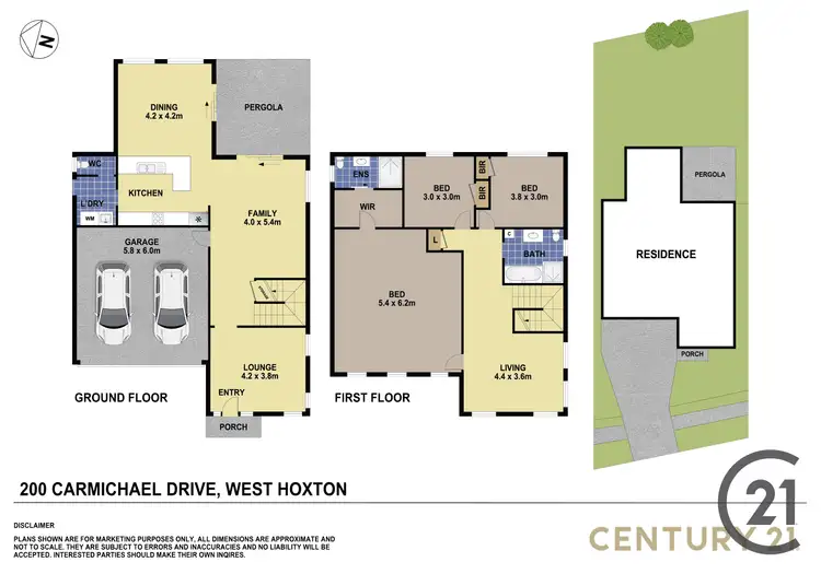 Floorplan of Homely house listing, 200 Carmichael Drive, West Hoxton NSW 2171