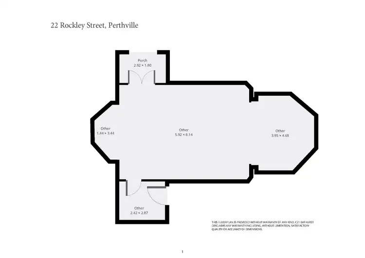 Floorplan of Homely house listing, 22 Rockley Street, Perthville NSW 2795
