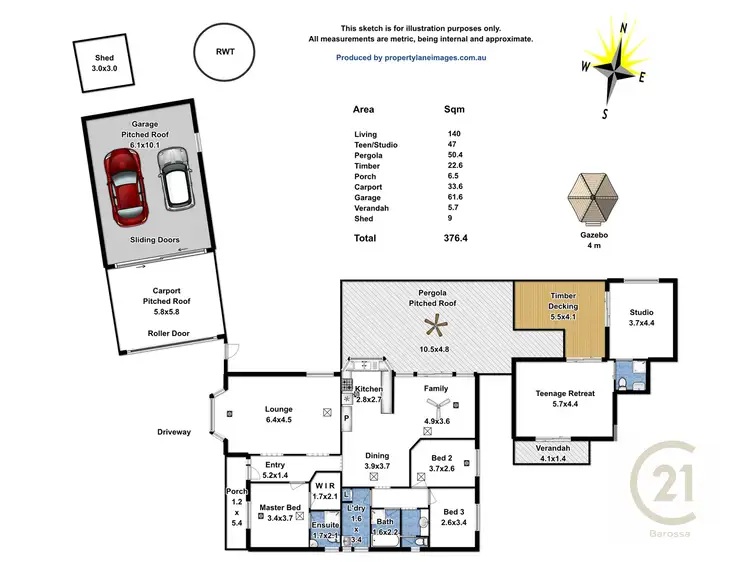 Floorplan of Homely house listing, 7 Gooden Drive, Nuriootpa SA 5355