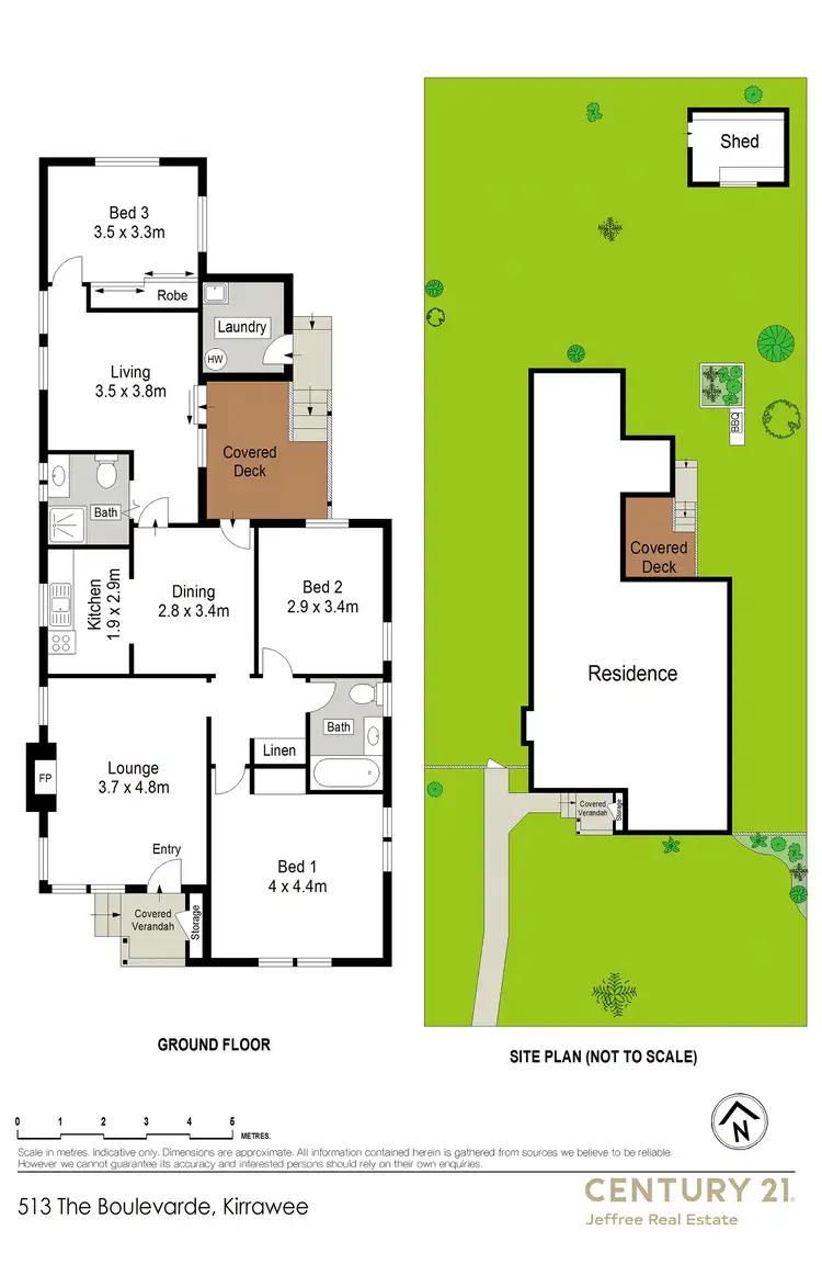 Floorplan of Homely house listing, 513 The Boulevarde, Kirrawee NSW 2232
