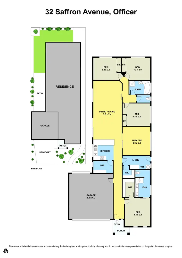 Floorplan of Homely house listing, 32 Saffron Avenue, Officer VIC 3809