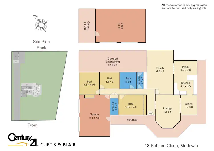 Floorplan of Homely house listing, 13 Settlers Close, Medowie NSW 2318