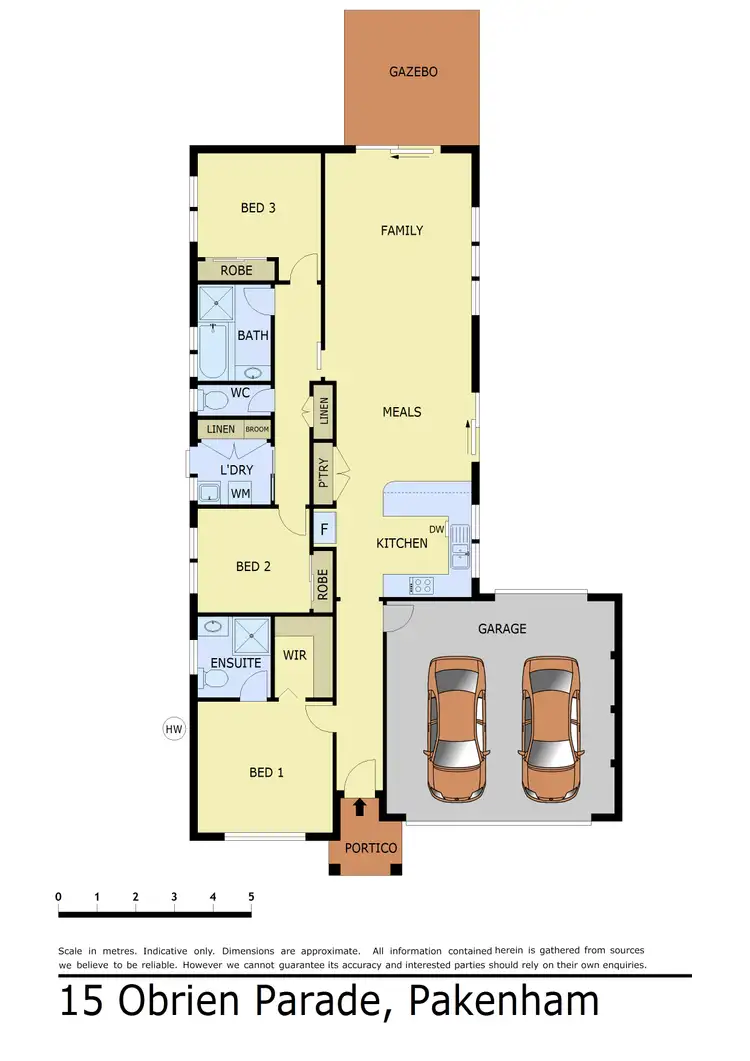 Floorplan of Homely house listing, 15 O'Brien Parade, Pakenham VIC 3810