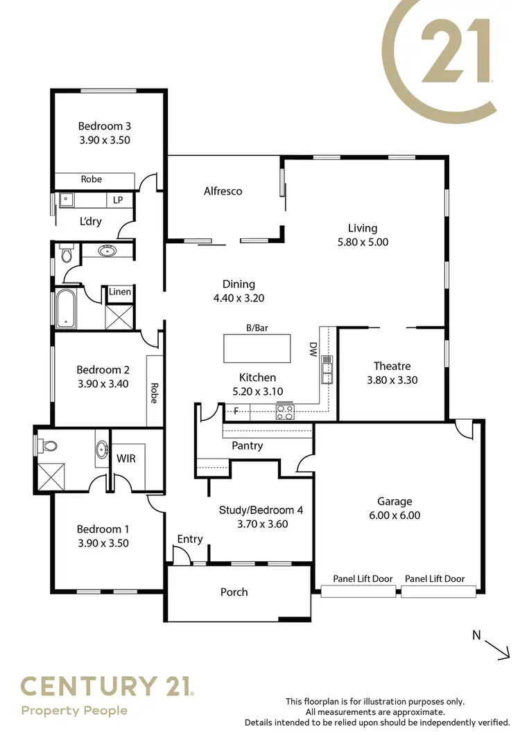 Floorplan of Homely house listing, 12 Juniper Boulevard, Virginia SA 5120