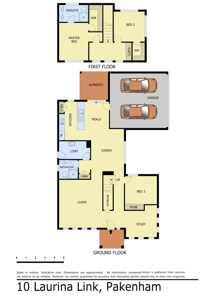 Floorplan of Homely house listing, 10 Laurina Link, Pakenham VIC 3810